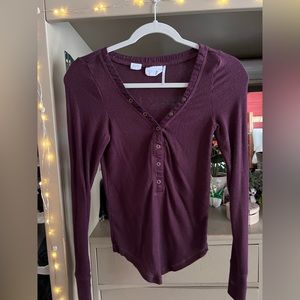 Urban Outfitters Out from Under Snap Henley Top